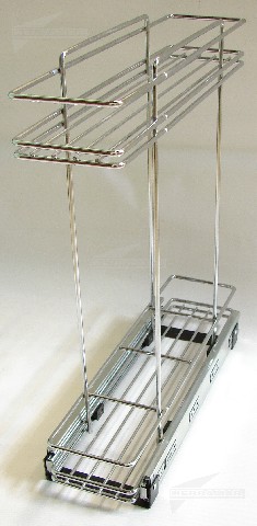 CANASTO 2 NIVEL BOT BL 16X53X45 CM (CA-2N) - imagen 2