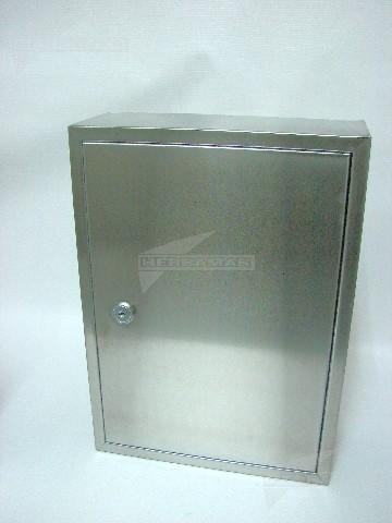 BUZON VERJA TODO ACERO RECTANGULAR 35X25 - imagen 2