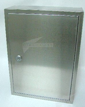 BUZON VERJA TODO ACERO RECTANGULAR 45X30 - imagen 2