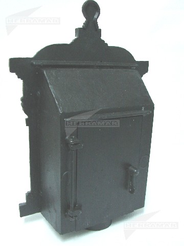 BUZON ALUMINIO GRIS PATINE AL40XAN30 CM (FA3003) - imagen 2